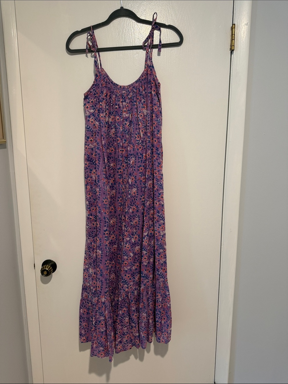 India Collection for Emerson Fry Purple Maxi Dress